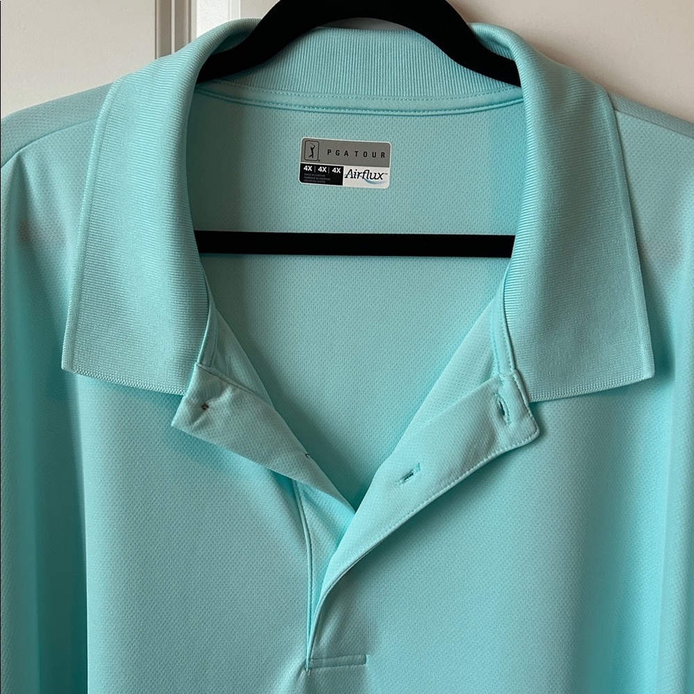 PGA Tour Airflux Mens Polo 4X - Picture 2 of 8